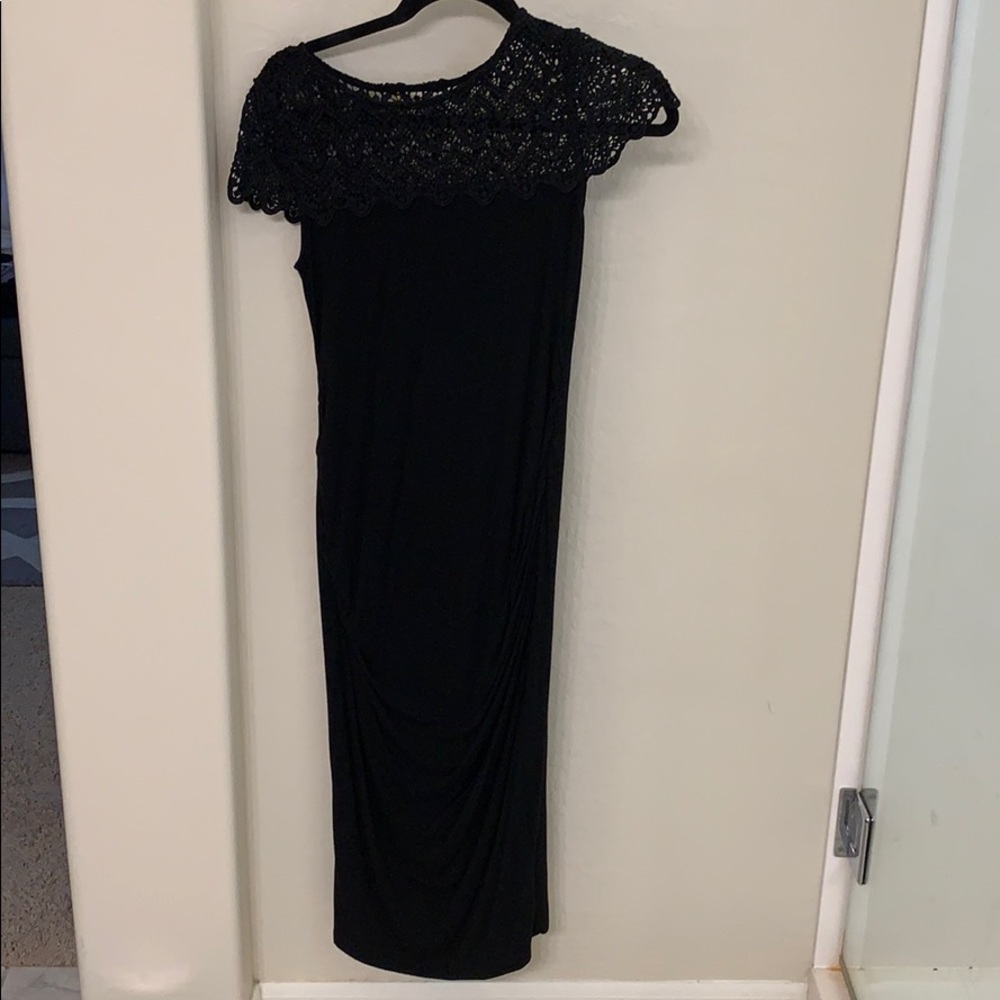Beautiful black maternity dress